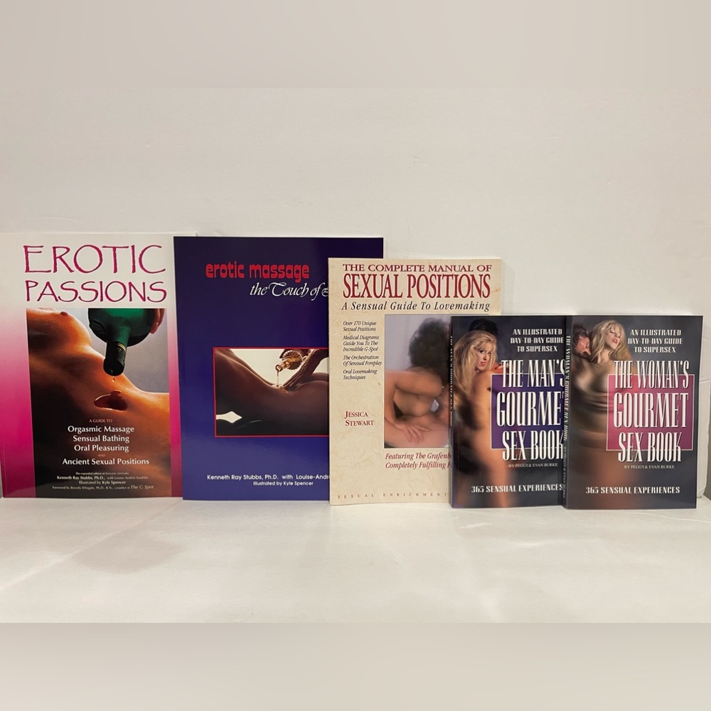 NEW books lot of 5 Romance, massage, anniversary, date night